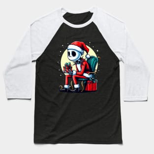 Jack Skellington Santa Baseball T-Shirt